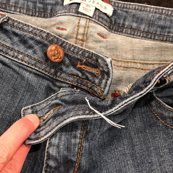 CAbi wide leg trouser jeans size 10 x 32 - Picture 6 of 9